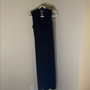 White House Black Market Dark Blue Maxi Dress